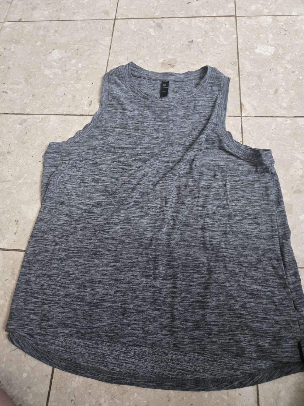 Kyodan Heathered Charcoal Muscle Tank